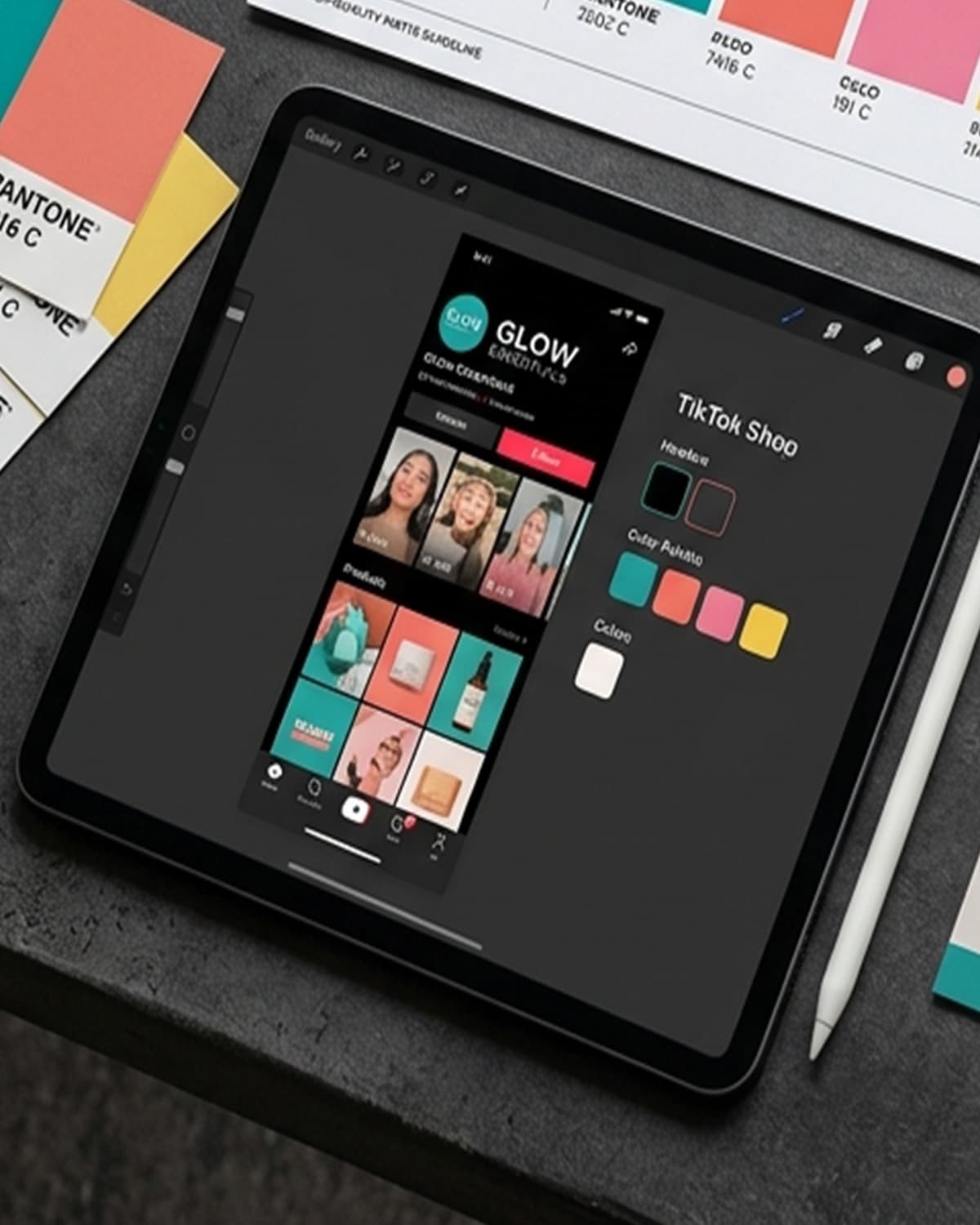 Glowhaus TikTok Shop listing page showing optimised product imagery