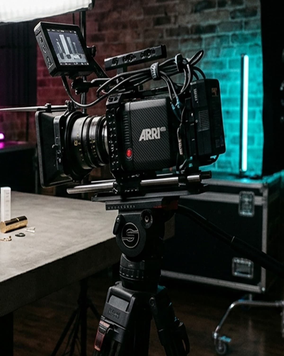 Terra Brew TikTok Live shopping set with two-camera production setup