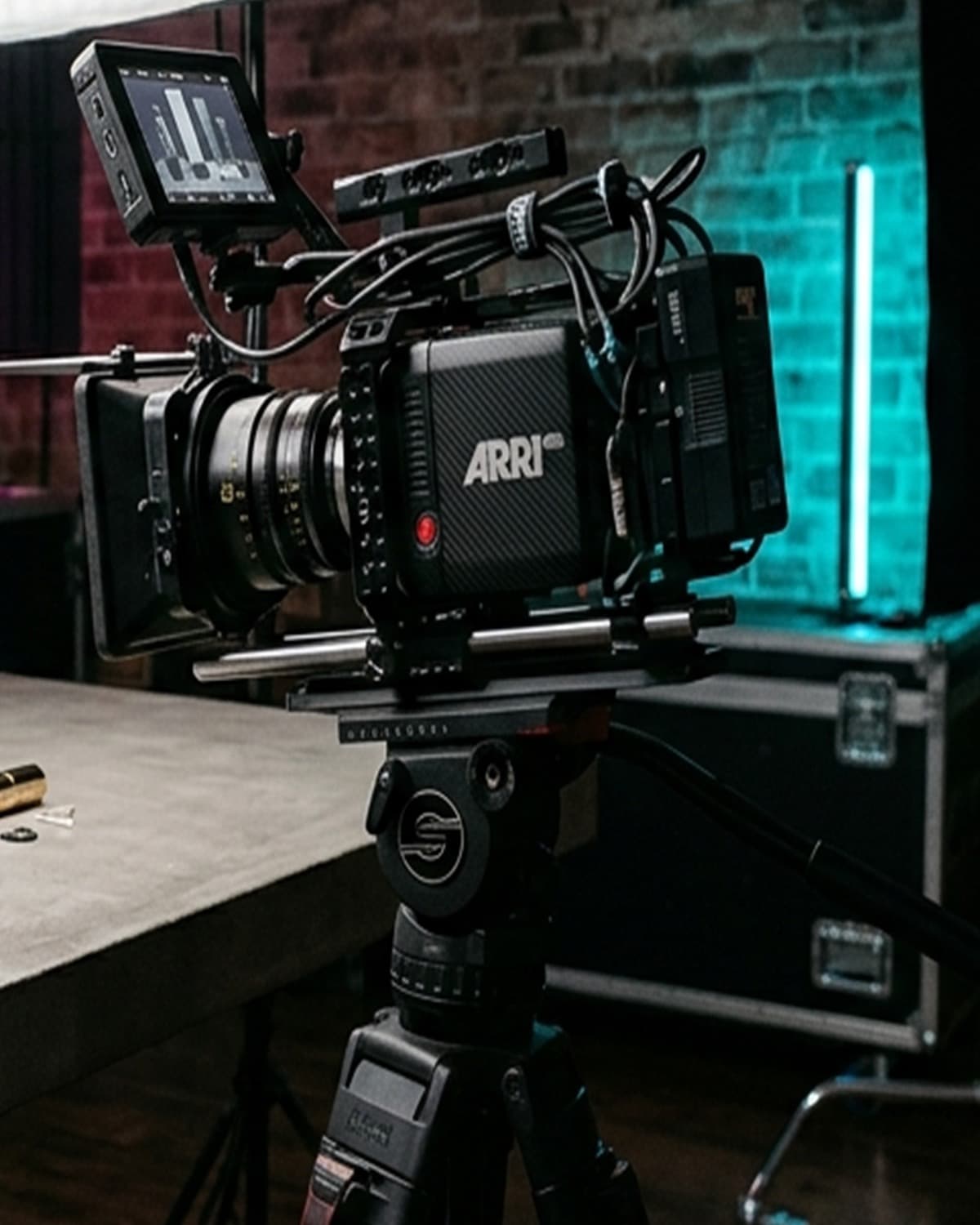 Terra Brew TikTok Live shopping set with two-camera production setup